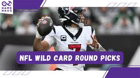 nfl wild card round|nfl wild card round picks.